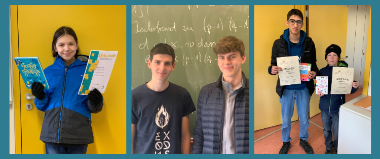 Preise von Carlo-Schülern bei Mathematikwettbewerben